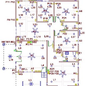 Contoh pelan elektrik rumah