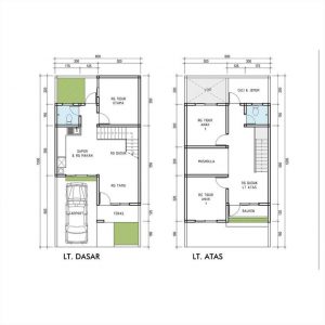 Contoh plan rumah