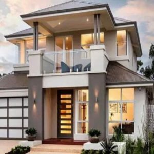 Contoh rumah 2 tingkat