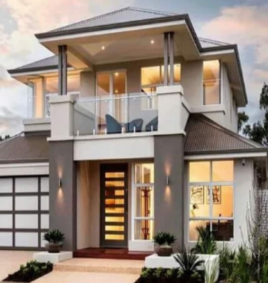 Contoh rumah 2 tingkat