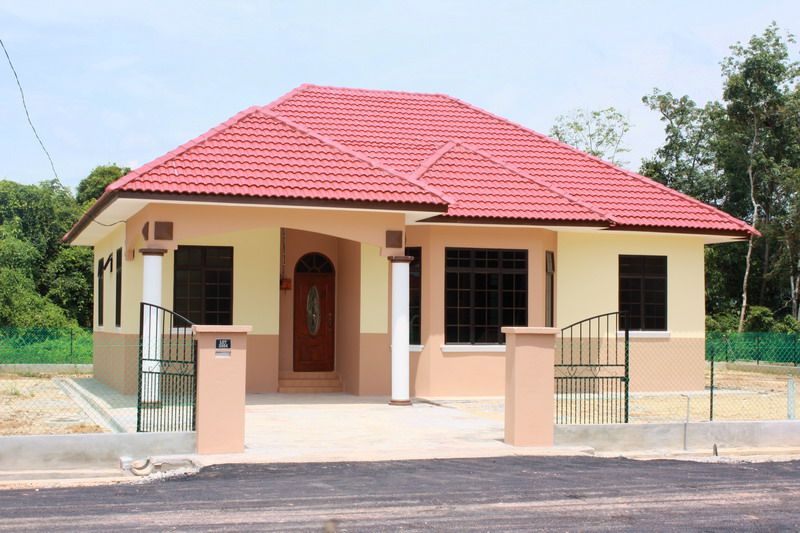 Contoh rumah banglo setingkat