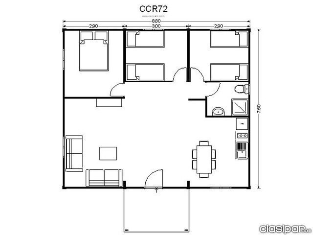 croquis de una casa