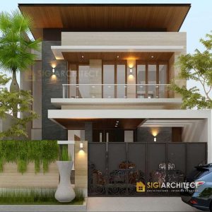 Design rumah 2 tingkat