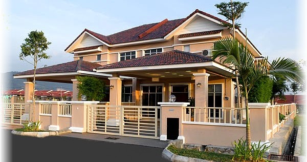 Gambar rumah banglo setingkat