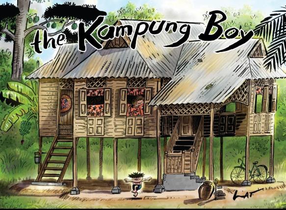 Kartun rumah kampung