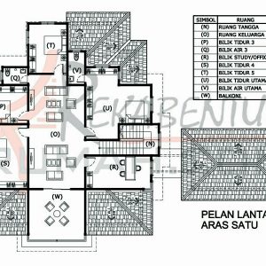 Pelan lantai rumah 7 bilik