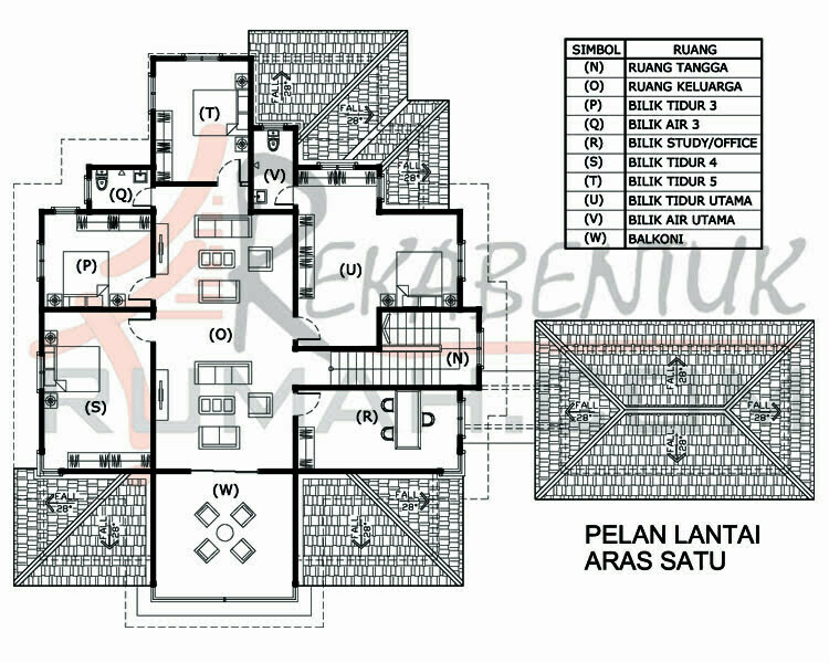 Pelan lantai rumah 7 bilik