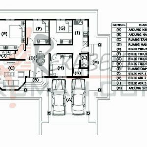 Pelan rumah 1500 kaki persegi