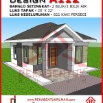 Pelan rumah 2 bilik