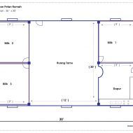 Pelan rumah 20 x 50