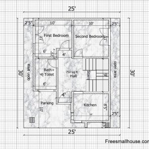 Pelan rumah 25×30