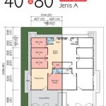 Pelan rumah 40 x 80
