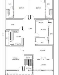 Pelan rumah 40×80