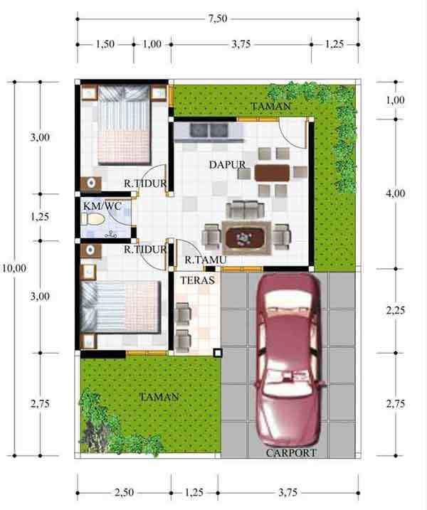 Pelan rumah 60 x 60