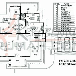 Pelan rumah 7 bilik