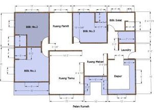 Pelan rumah 800 kaki persegi