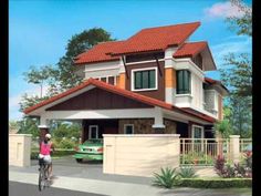 Pelan rumah banglo 2 tingkat modern