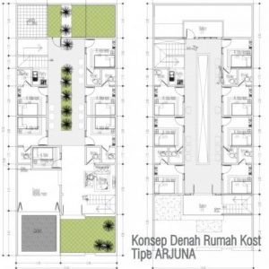 Pelan rumah dan kos