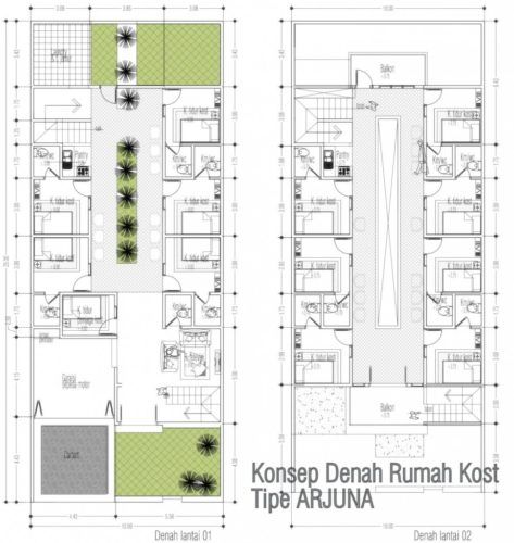 Pelan rumah dan kos