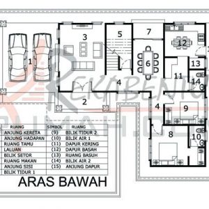 Pelan rumah dua tingkat terkini