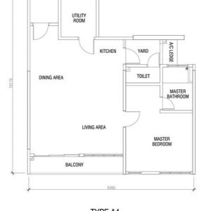 Pelan rumah flat kos rendah