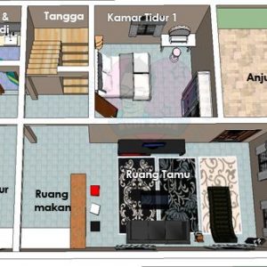 Pelan rumah kampung modern