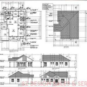 Pelan rumah lukisan kejuruteraan