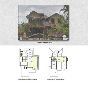 Pelan rumah panjang moden