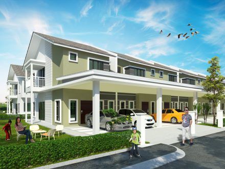 Pelan rumah panjang modern