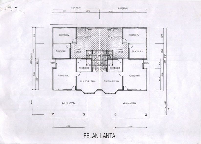 Pelan rumah satu tingkat