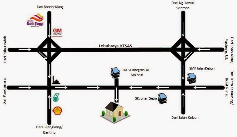 Pelan rumah untuk kad kahwin