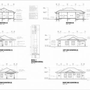 Pelan rumah yang lengkap