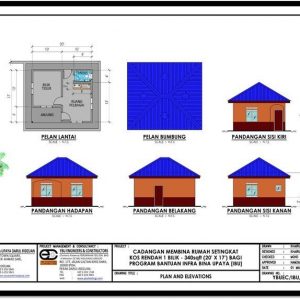 Pelan rumah yayasan bina upaya