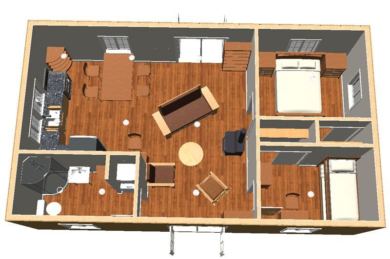 Plan rumah 20 x 30