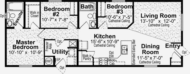 Plan rumah 20 x 70