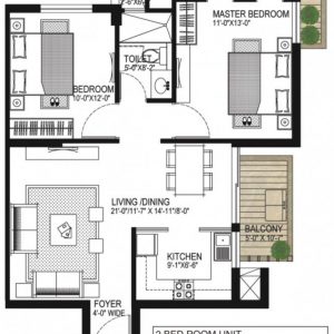 Plan rumah 30 x 40