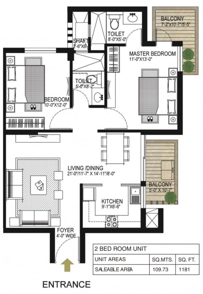 Plan rumah 30 x 40