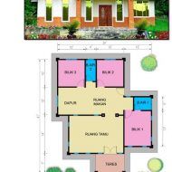 Plan rumah 30 x 50