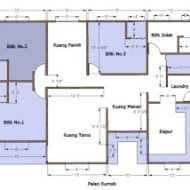 Plan rumah 40 x 60