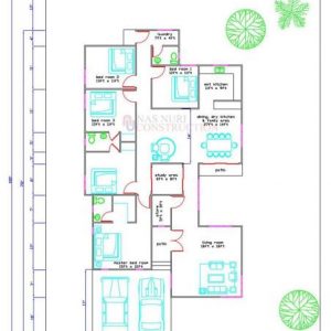 Plan rumah 5 bilik tidur