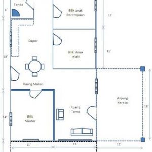 Plan rumah kampung