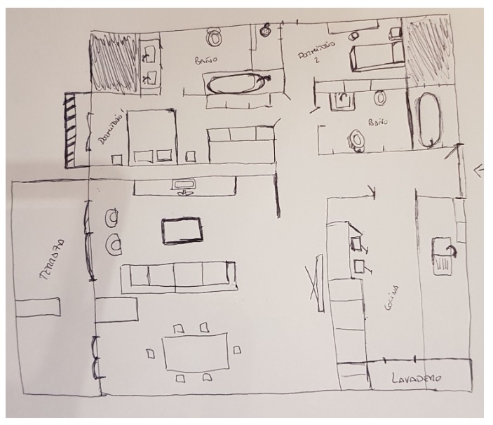 plano de una casa