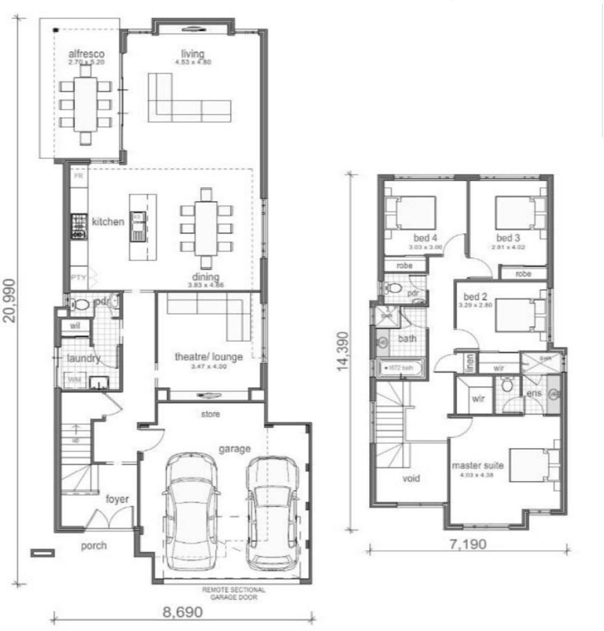 planos de casas modernas