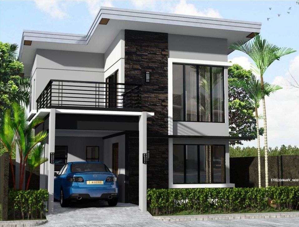 rumah 2 tingkat moden