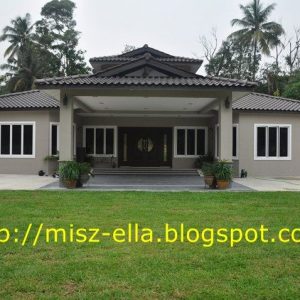 Rumah banglo setingkat cantik