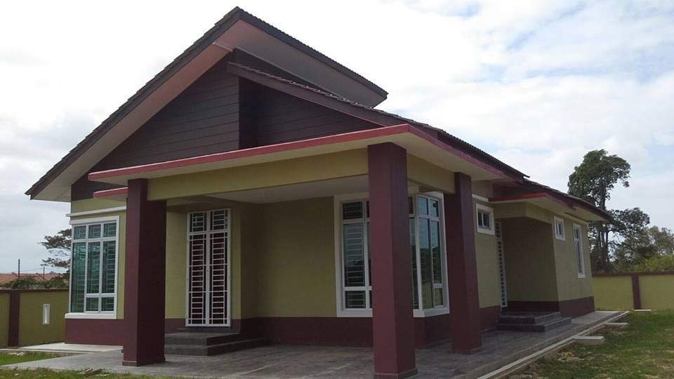 Rumah banglo setingkat moden