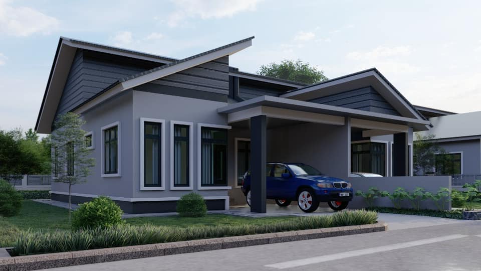 Rumah semi d moden