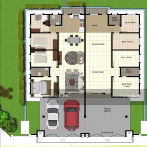 Rumah semi d setingkat